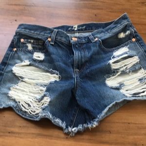 7 for all mankind shorts